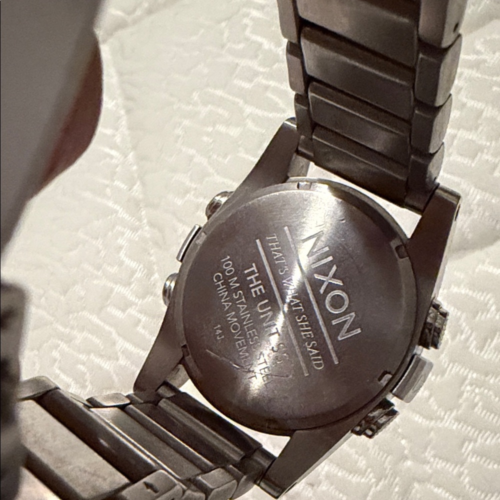 Nixon The Unit Stainless Steel Watch - Silver
